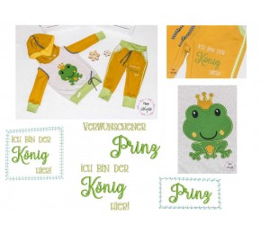 Stickserie - Froschkönig